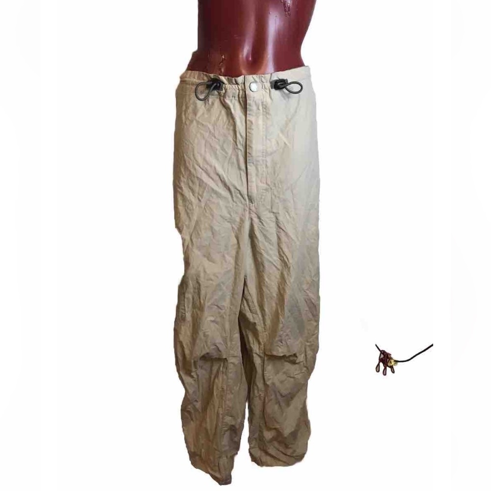 Tommy Hilfiger Cargo Pants Sz 2x Cotton Beige Women's Inseam 28” Drawstring